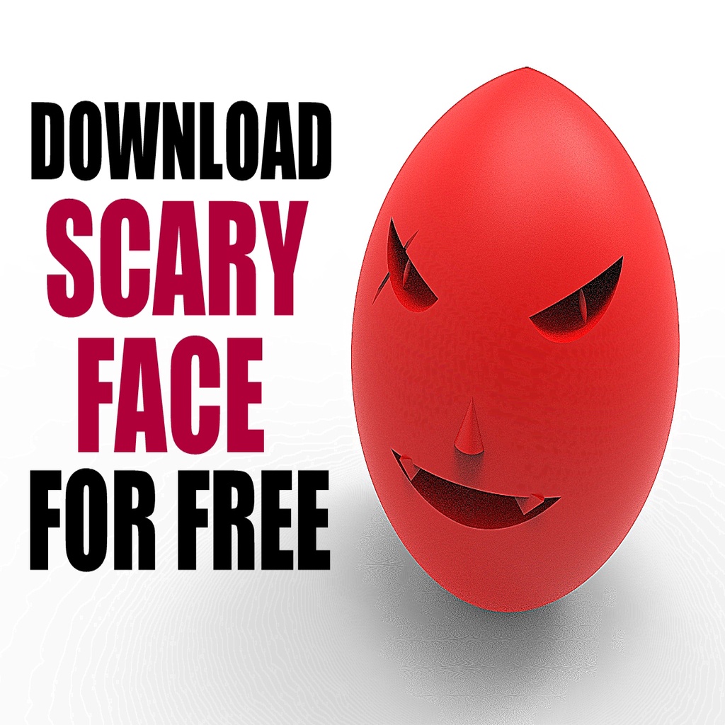 Scary Spooky Face