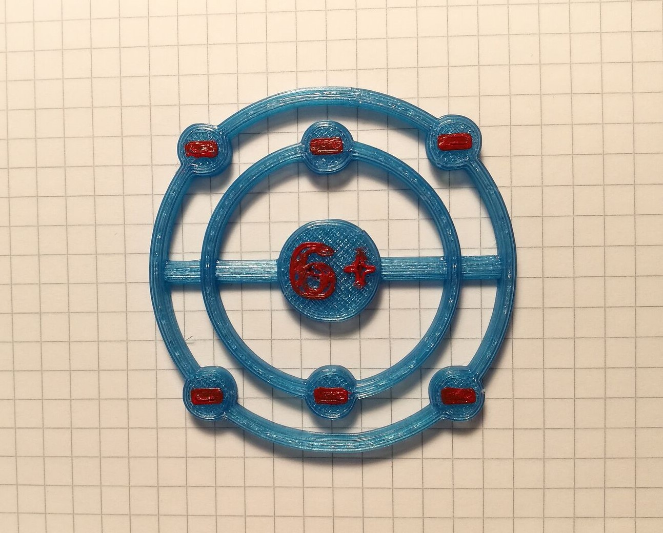 Carbon atom model