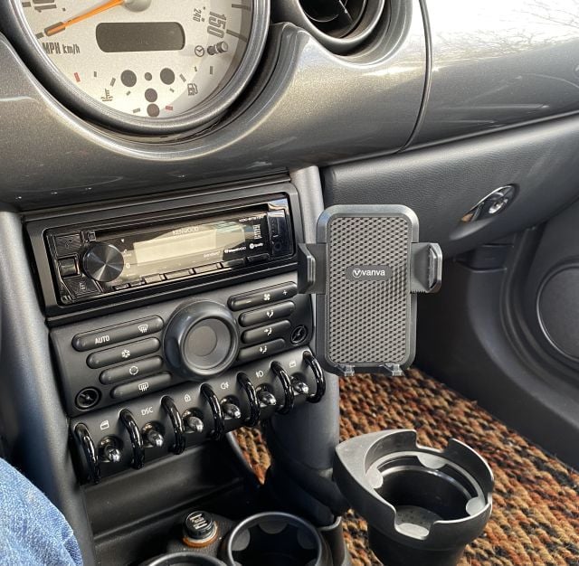Car Phone Holder - Mini Cooper R50, R52, R53 - ball mount