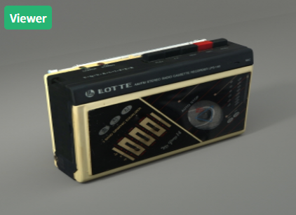 LOTTE LPS-140 Portable Cassette Player