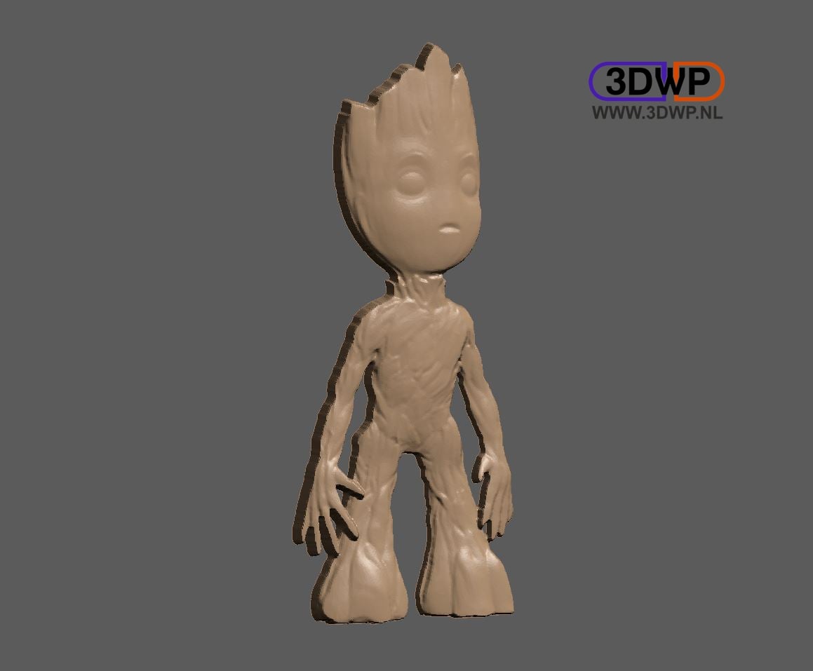 Baby Groot Bas Relief