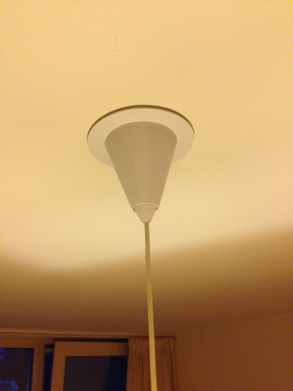 Light ceiling cover or canopy