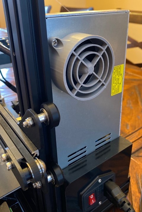 Ender 3 Pro Power Supply Fan Mod (hush fan)