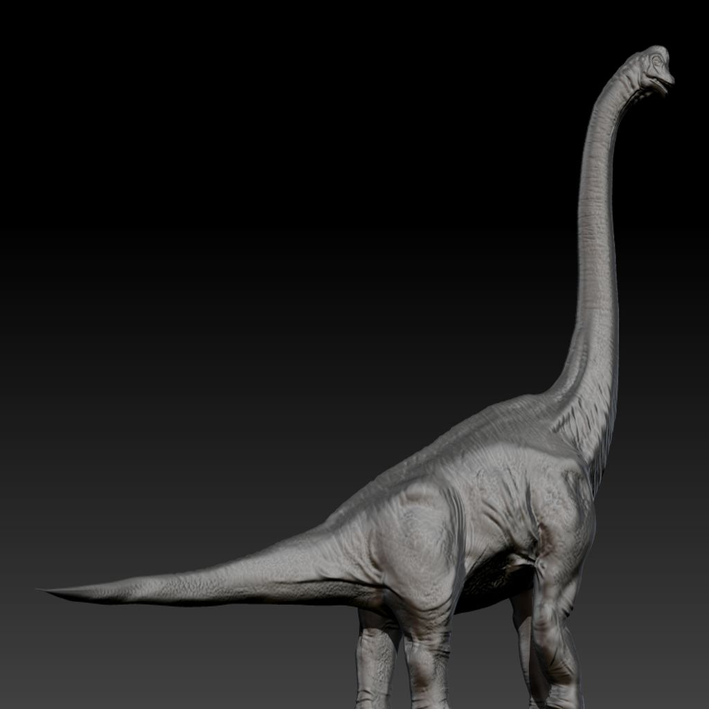Jurassic Park Brachiosaurus Statue