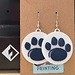 Penn State Paw Print Earrings 3D model