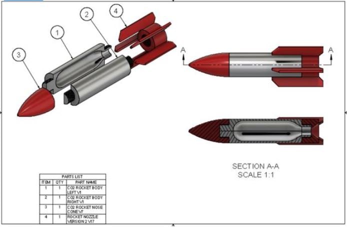 CO2 Rocket