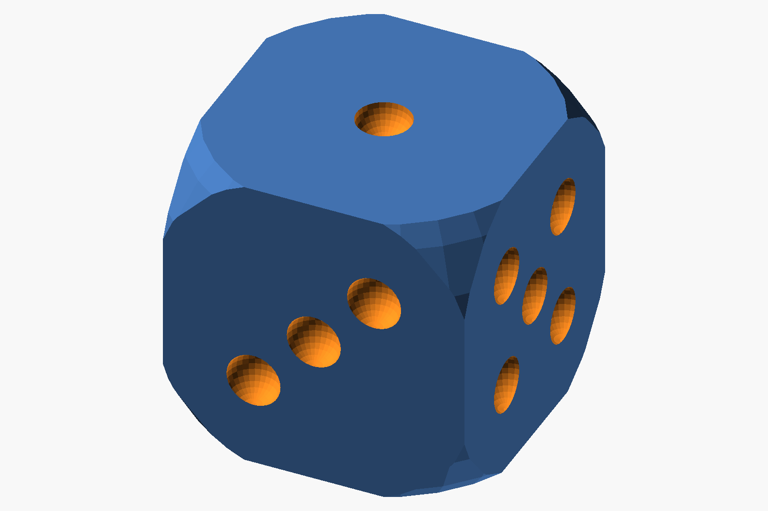Game die dice