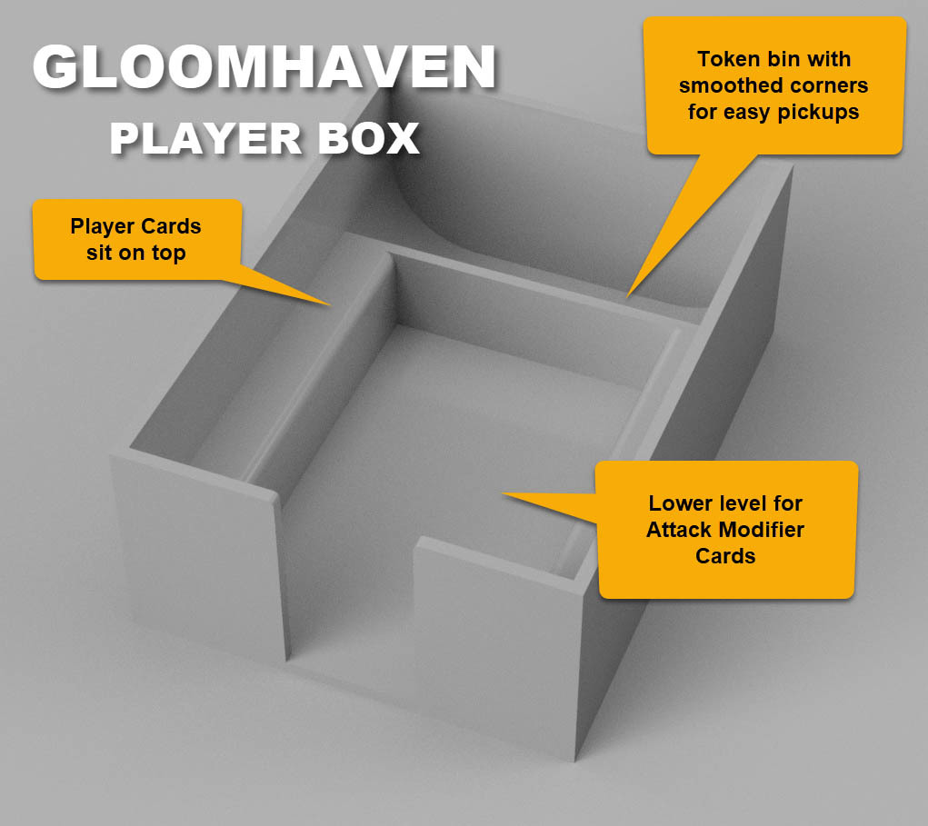 Gloomhaven player storage box
