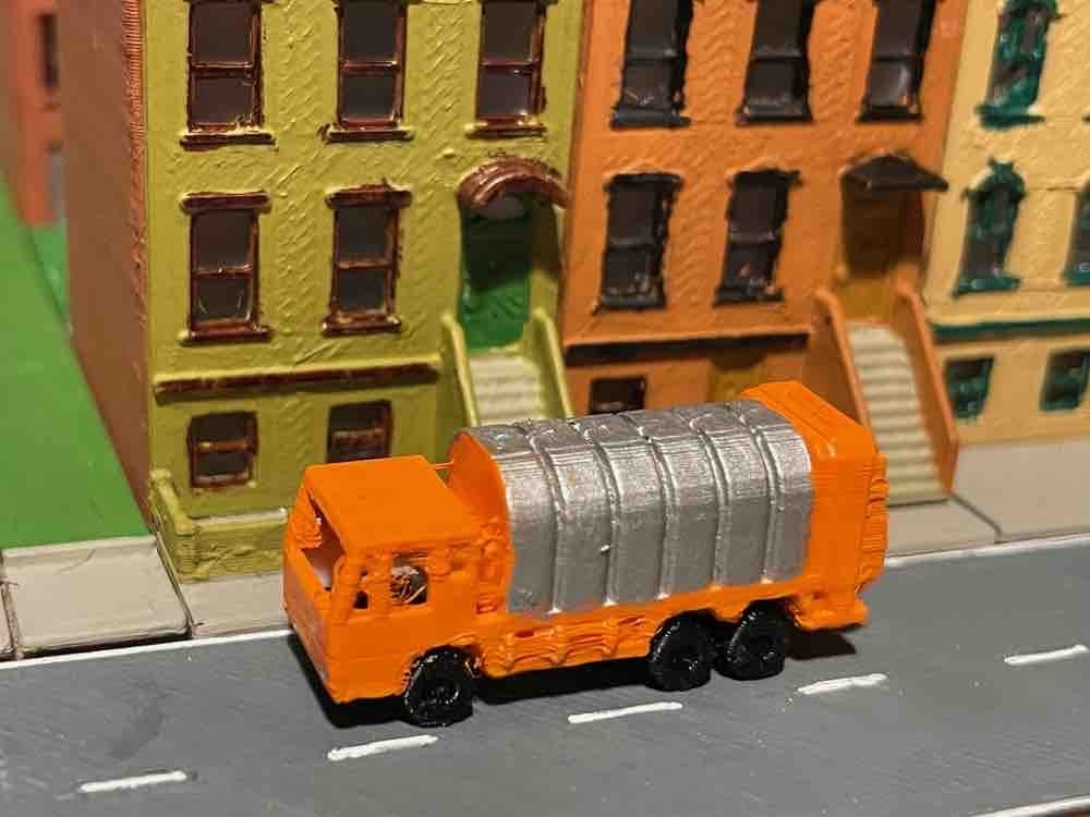 Garbage truck 2 (z-scale)