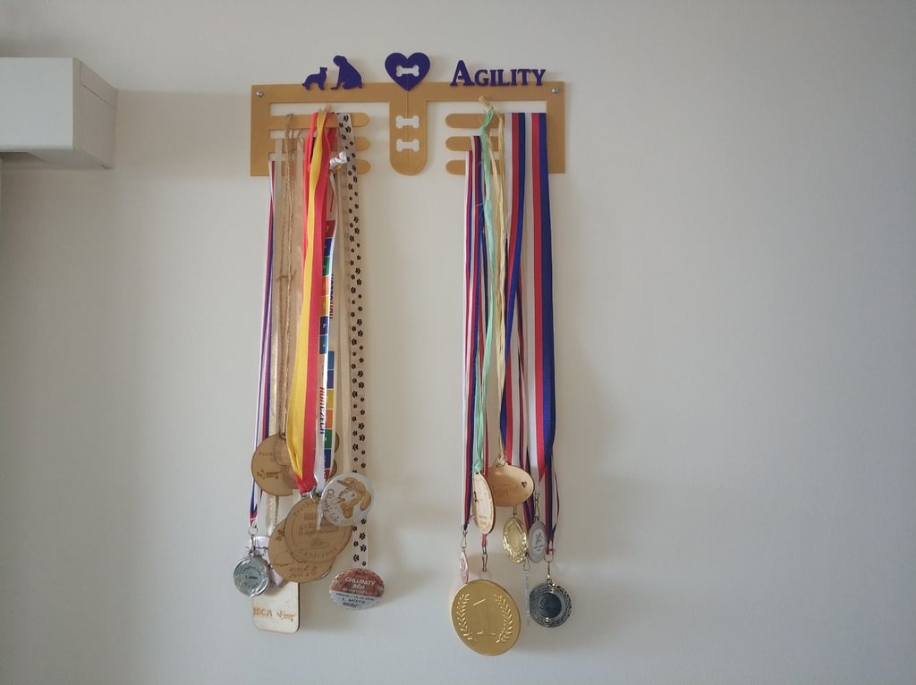 Agility medals hanger