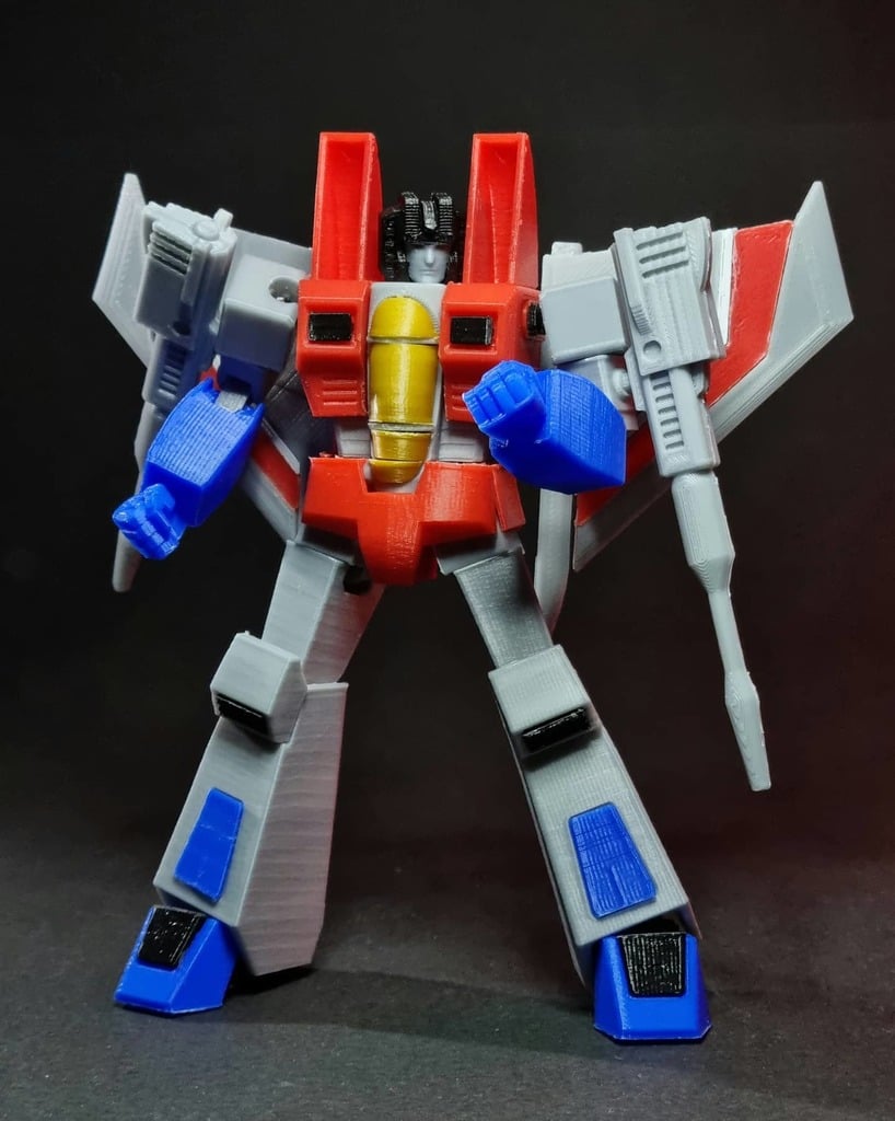 Transformers Devastation Starscream Conversion Kit (Articulated Jet Squad No Supports)