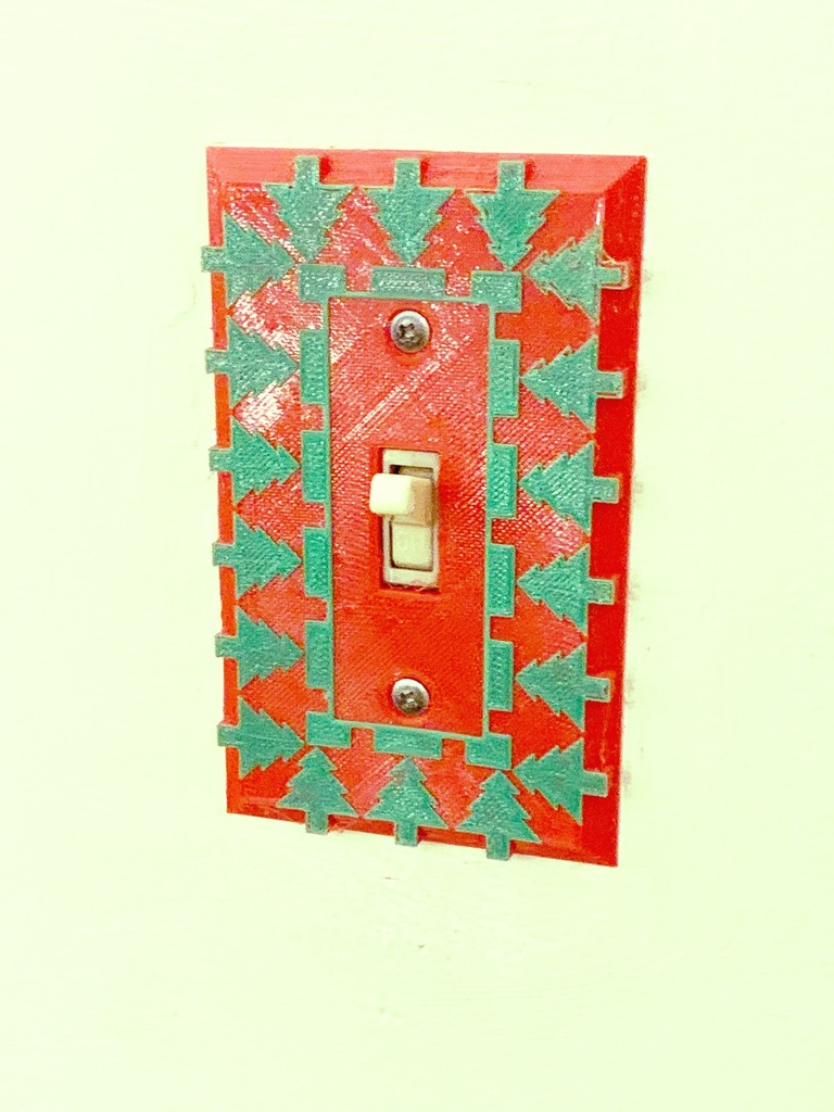 Christmas lightswitch cover (US)