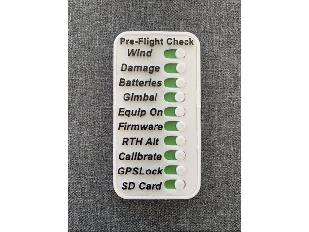 Drone Preflight Checklist