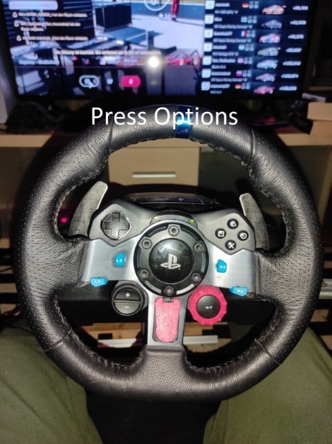 Driving Force G29 button cover - never press share or PS again