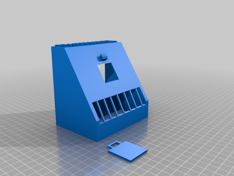 PC Fan Cooler Holder with ice (V 1.1)