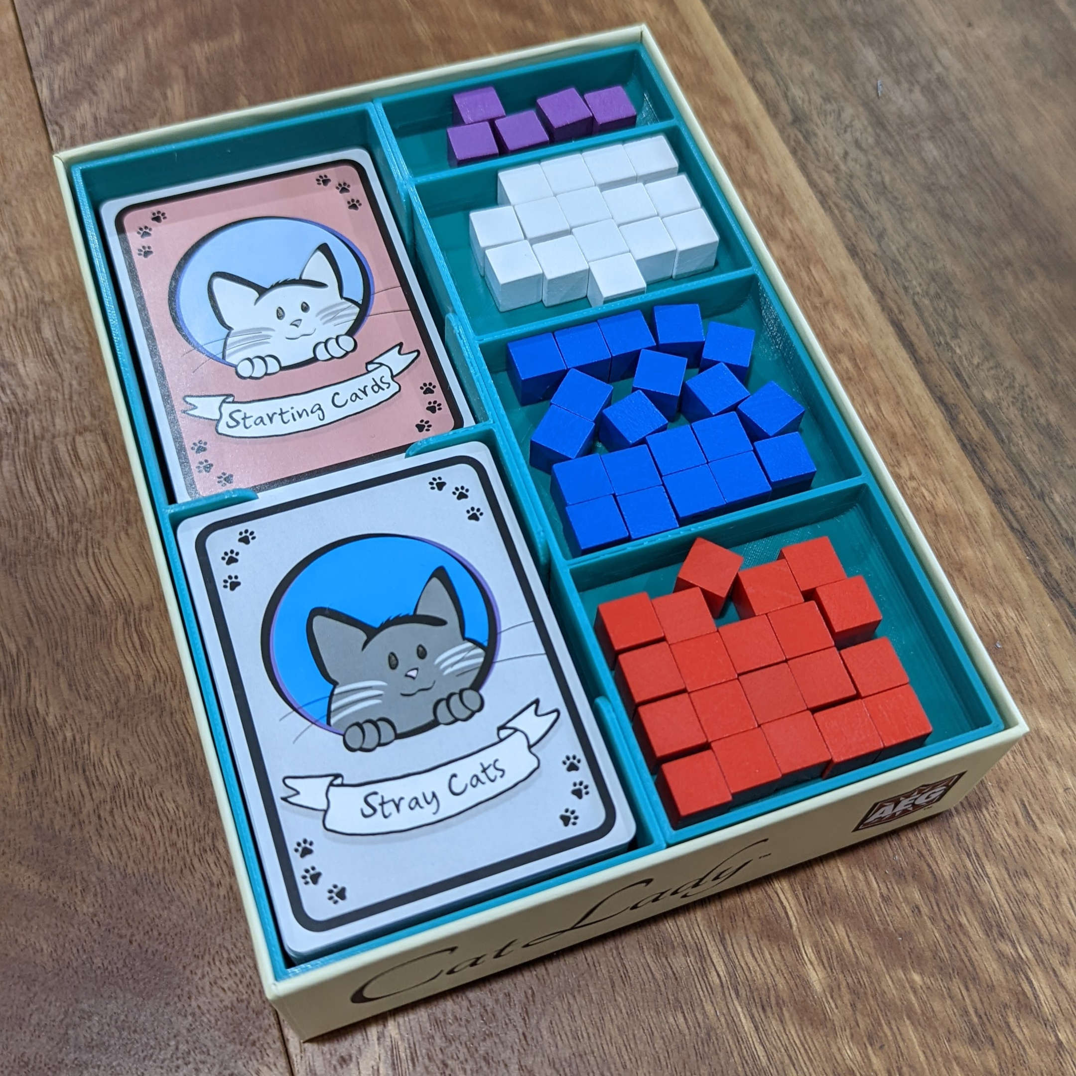 Cat Lady and Box of Treats insert