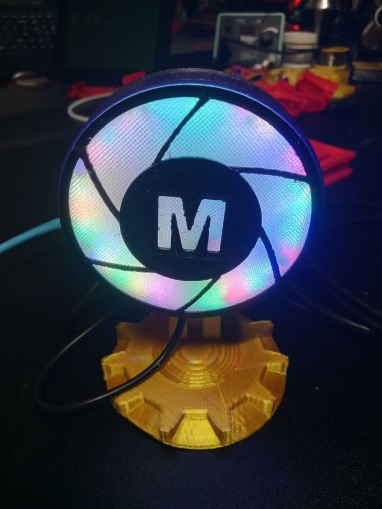 MakerDeck LED Logo and Stand
