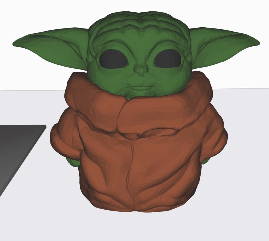Baby Yoda in 3 Colours