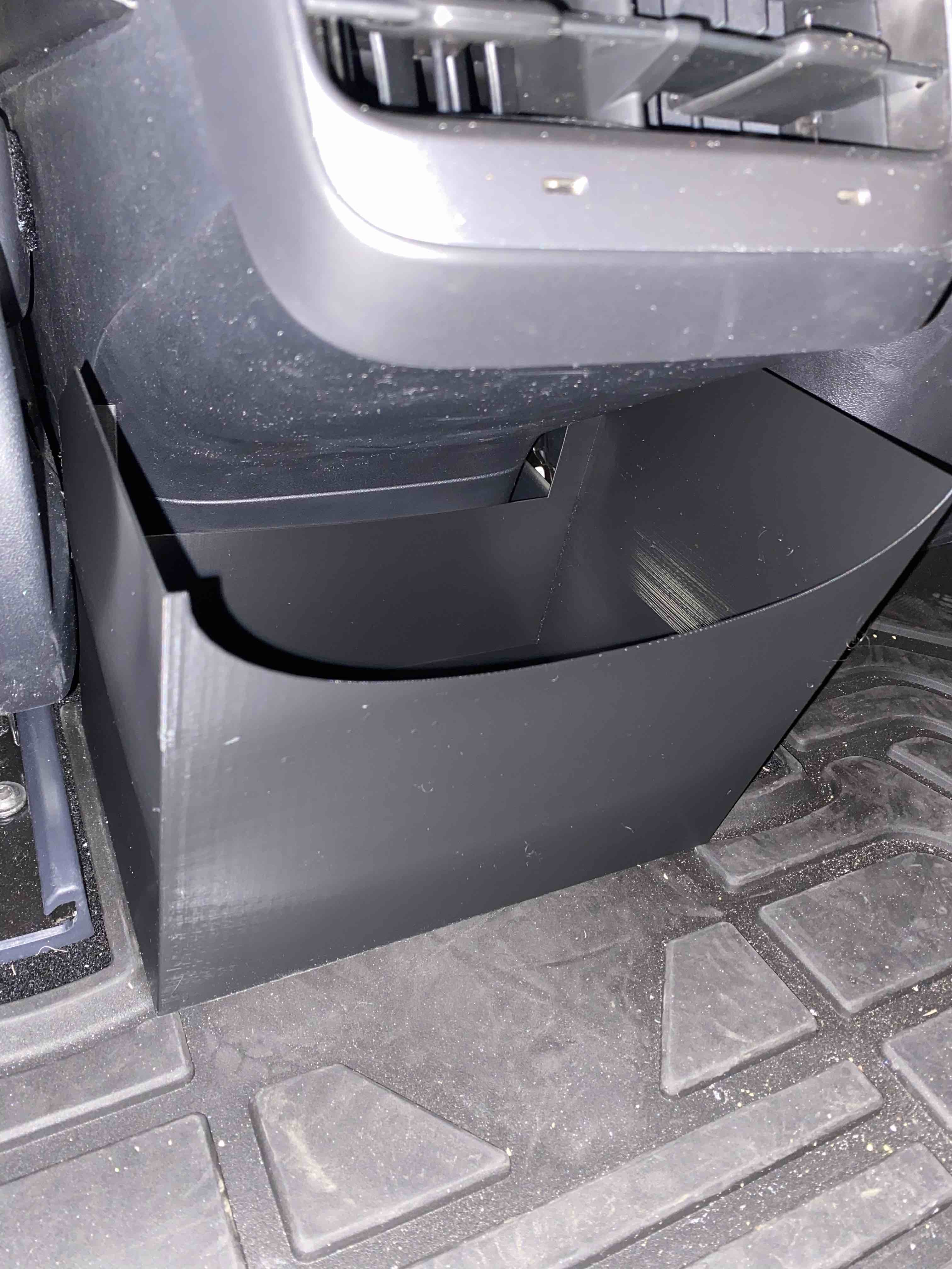 Tesla Model 3 trash bin