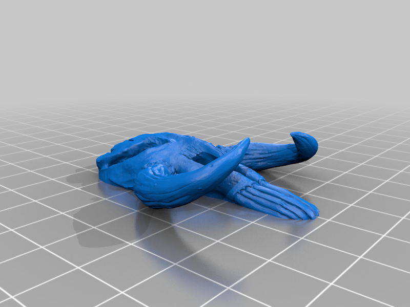 Mini mandalorian skull