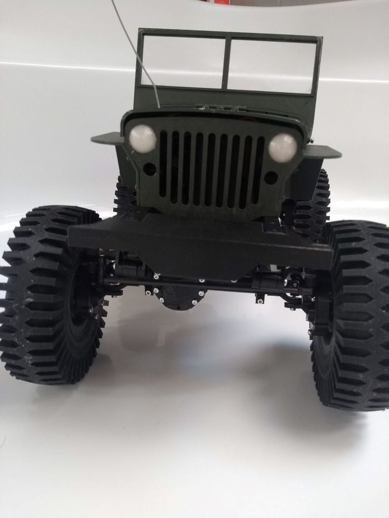 3D Printed Willys RC 4X4 - upgrades