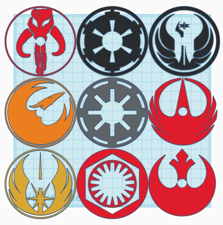Star Wars Bin Wheel Covers