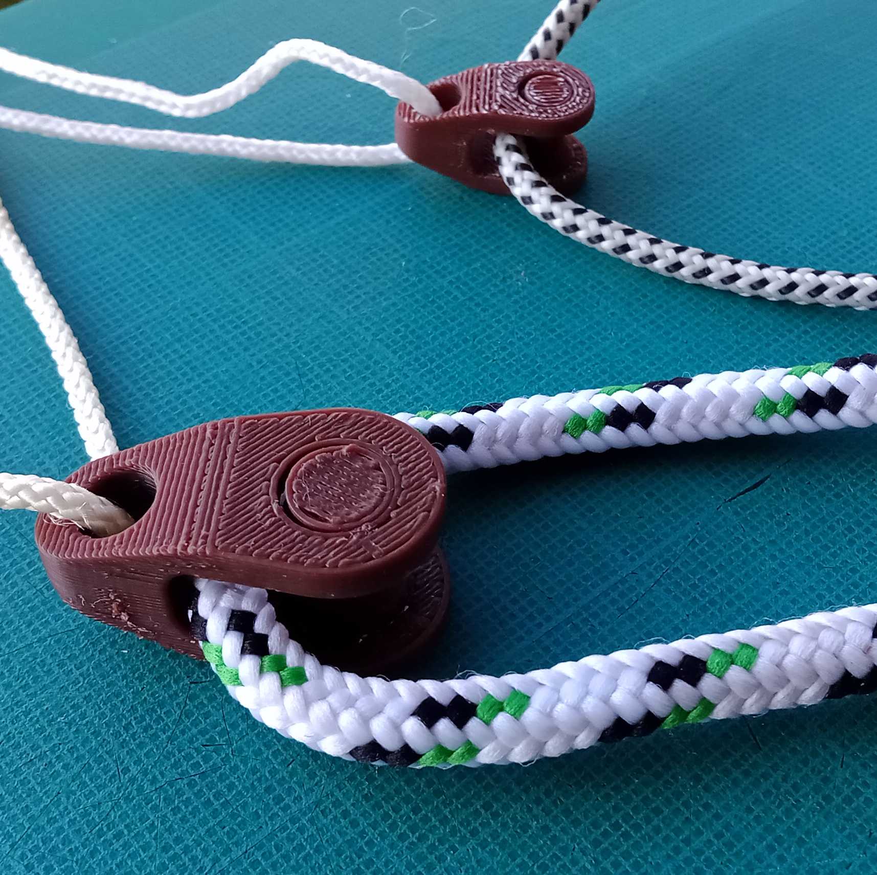 Single rope pulley - Print in place