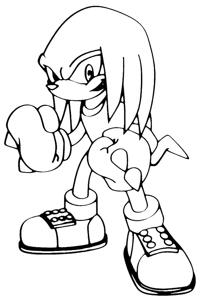 2D Knuckles the Echidna
