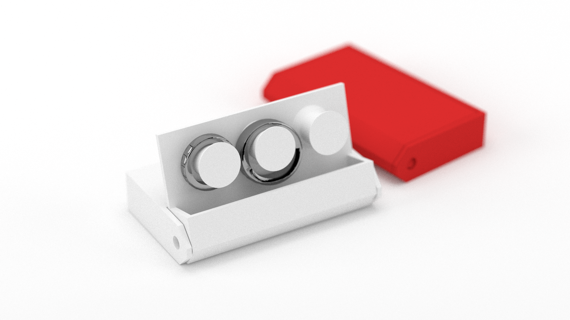 Three ring holder case