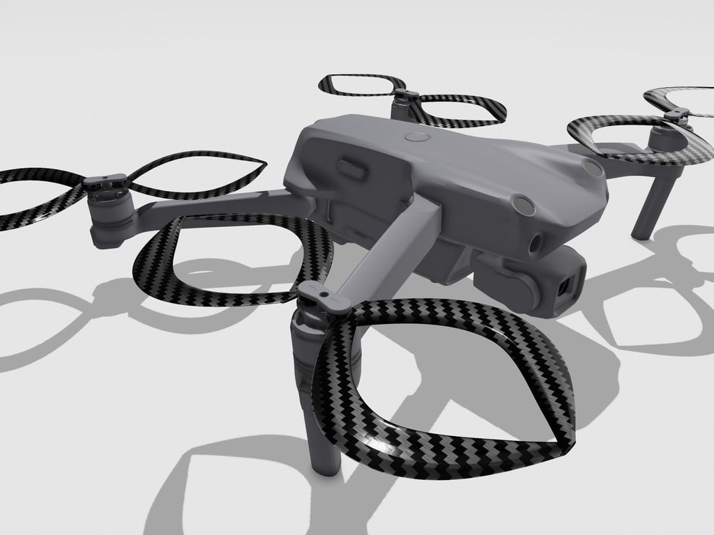 Toroidal Drone Propeller for DJI Air 2S V3.1 Inspired by MIT