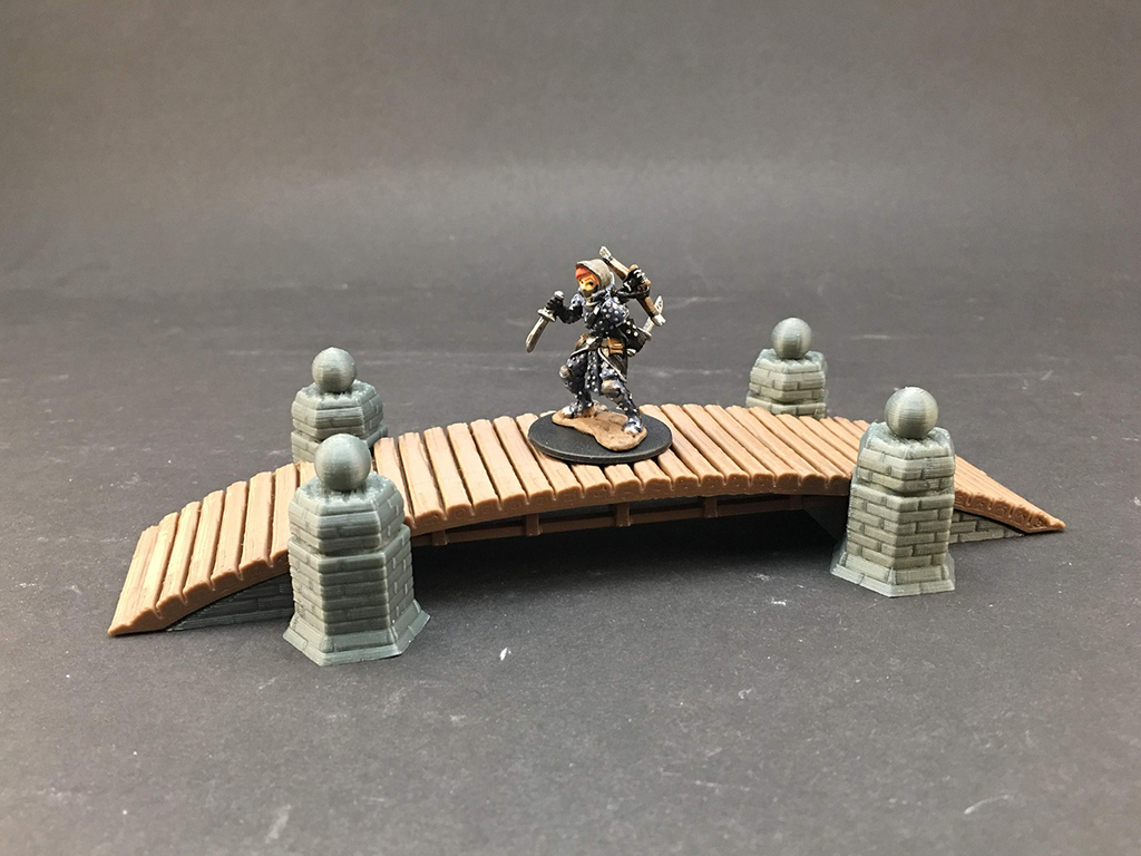Arched Bridge #1 for 28mm miniatures gaming