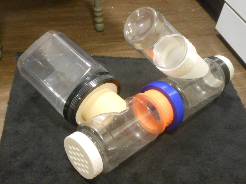 Plastic Jar Construction Set