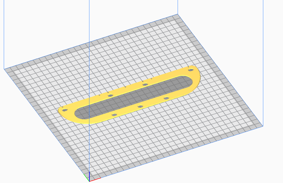 Face shield cutting template - prusa based head bands A4 template
