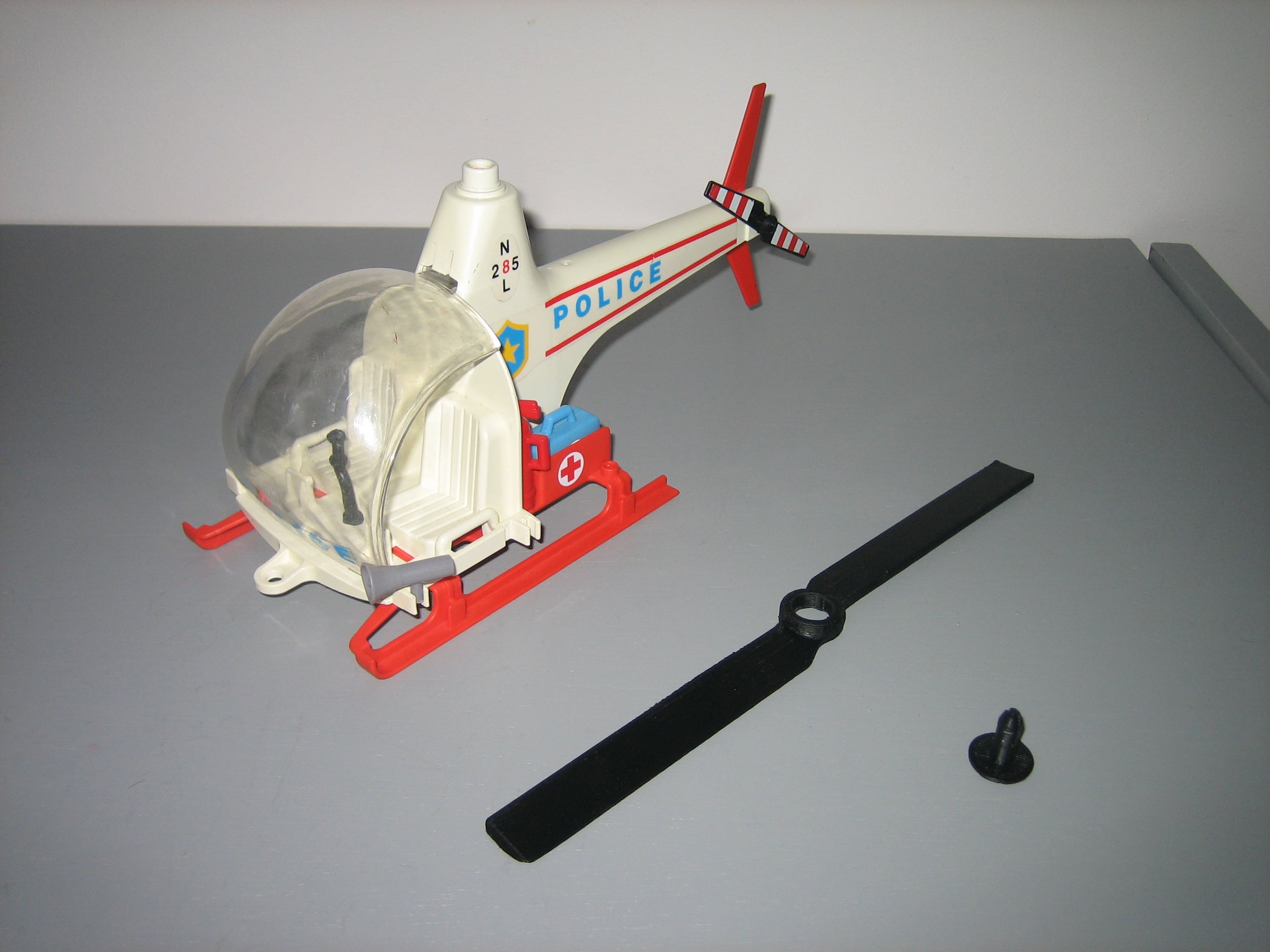 Axe & Rotor d'Helicoptere Playmobil et Axe rotor Ar
