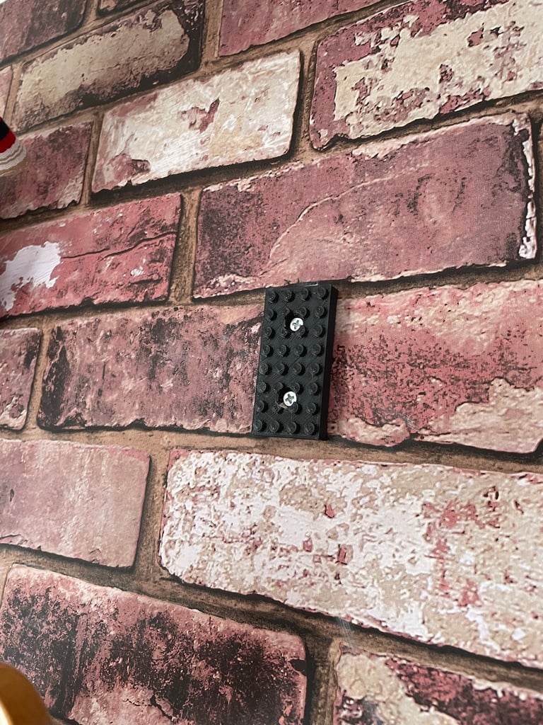 L3G0 Brick Wall Mount (Mando / Naboo N1)