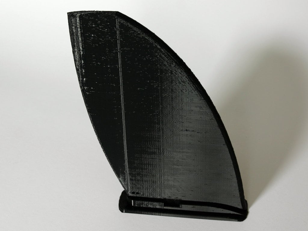 Large fin for kayak and SUP