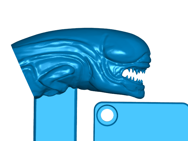Alien Chestburster Mailbox Flag and Mount or Binary Indicator