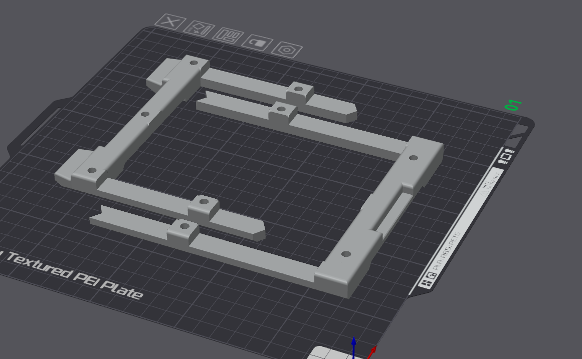 Hart Stack Plate - Split / Modified for rolling toolbox
