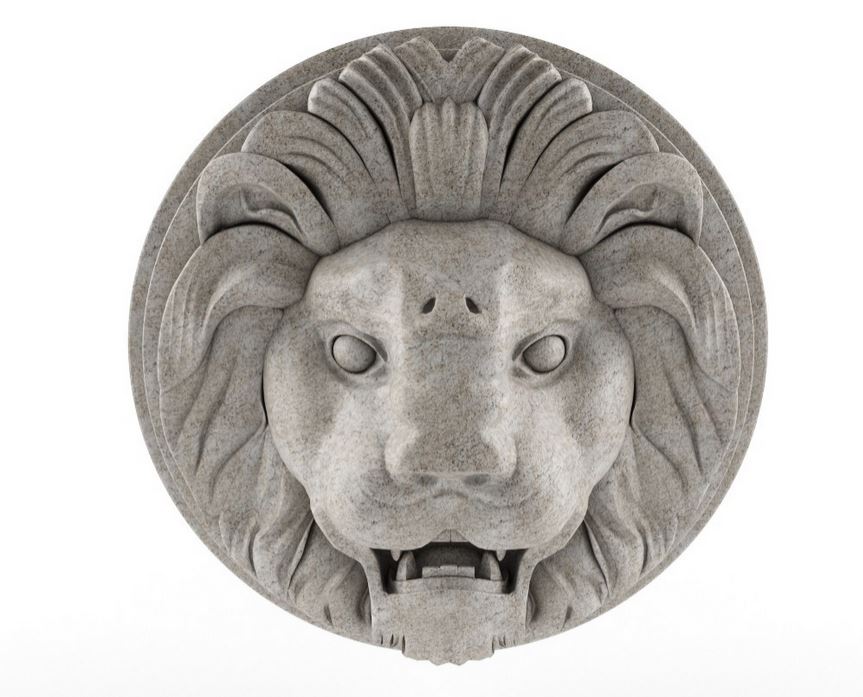 Lion Sculpture Wall Hanger