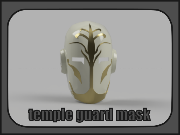 Jedi temple guard mask (star wars)