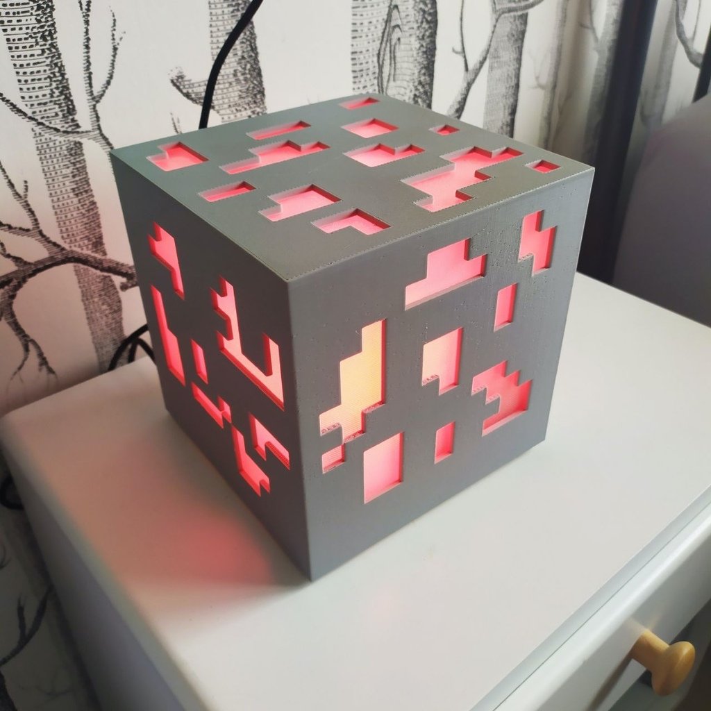 Customizable Minecraft Ore Lamp