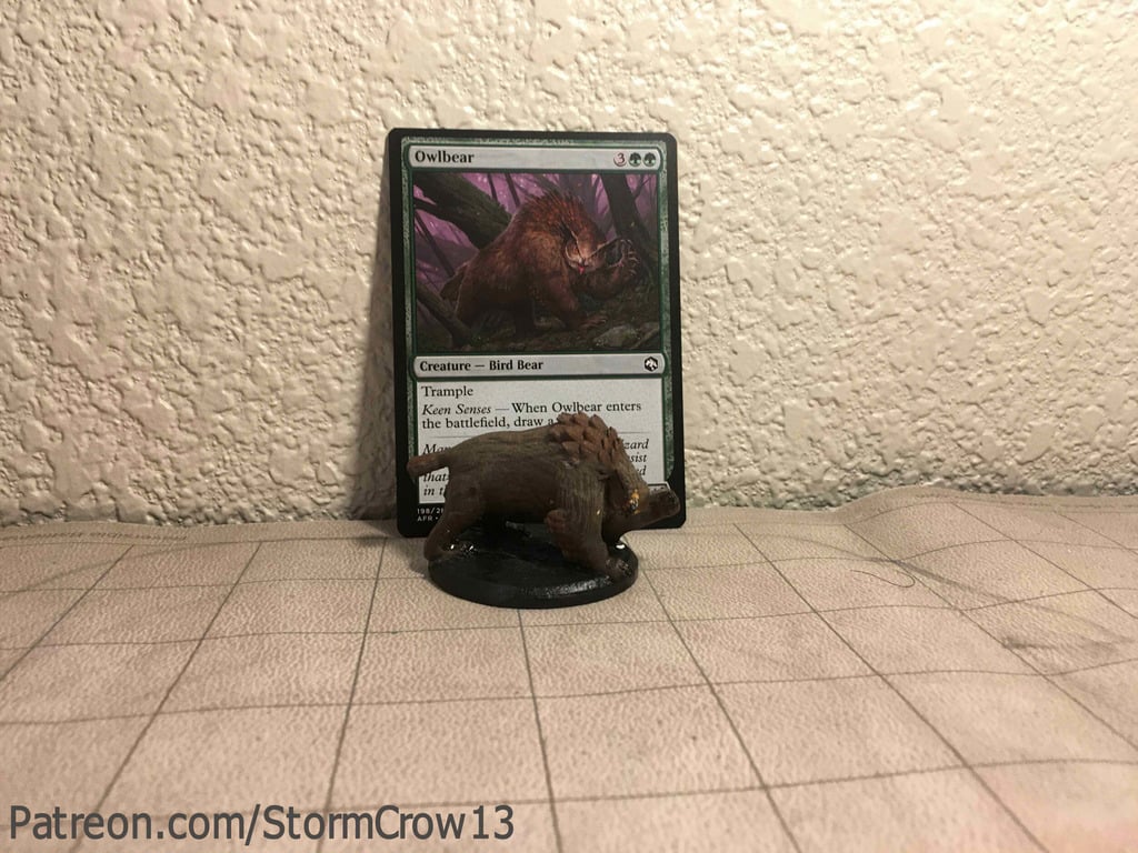 Owlbear through the ages- MTG:Adventures in the Forgotten Realms
