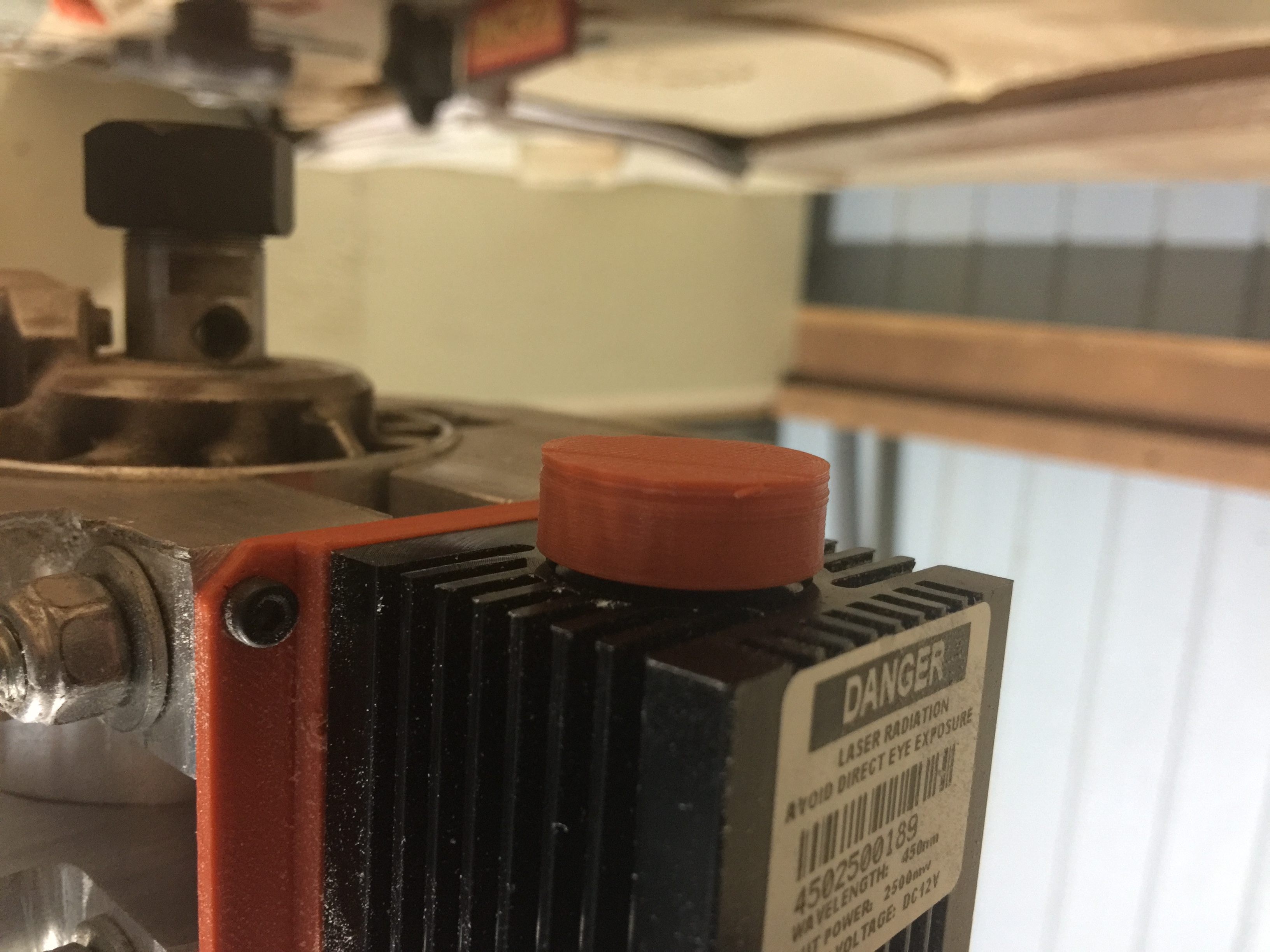 Laser dust cap