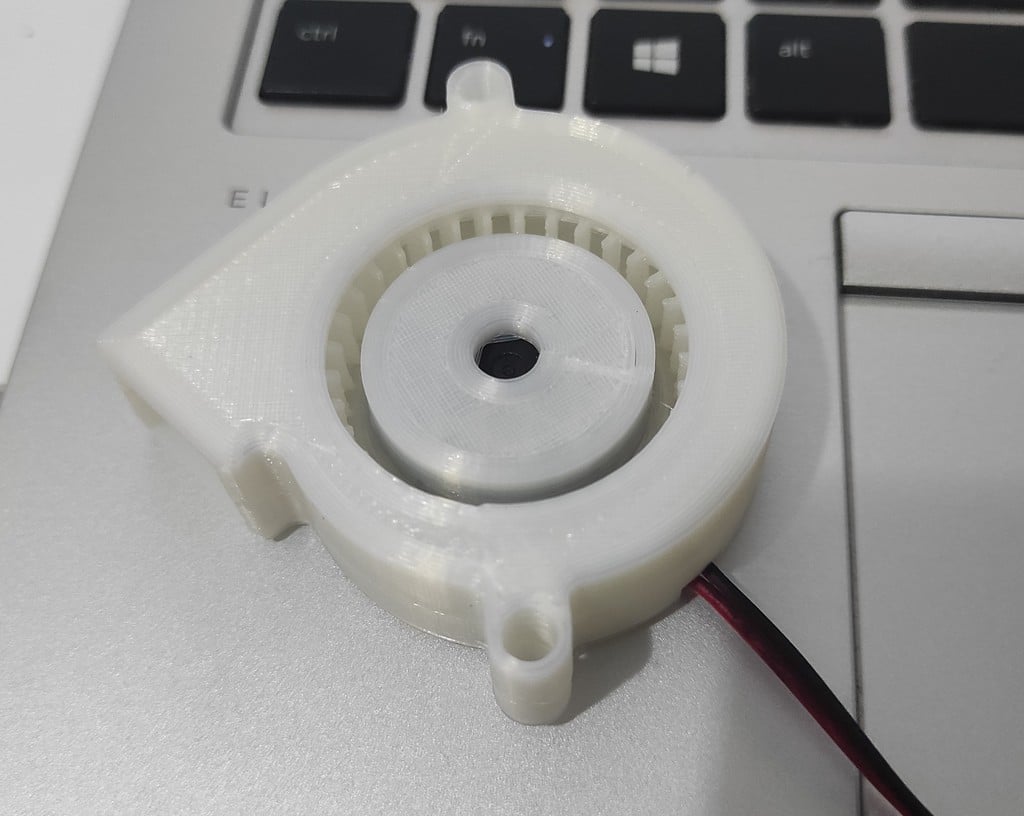 3D printed 5015 radial fan/blower from 40x40x10