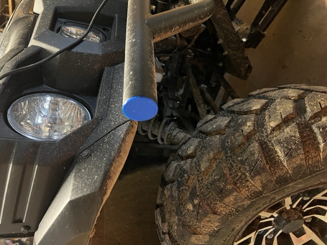 Kawasaki mule brush guard plug