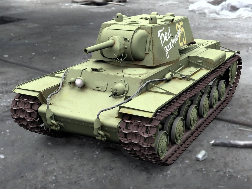Heavy tank KV-1 rc model 1/10