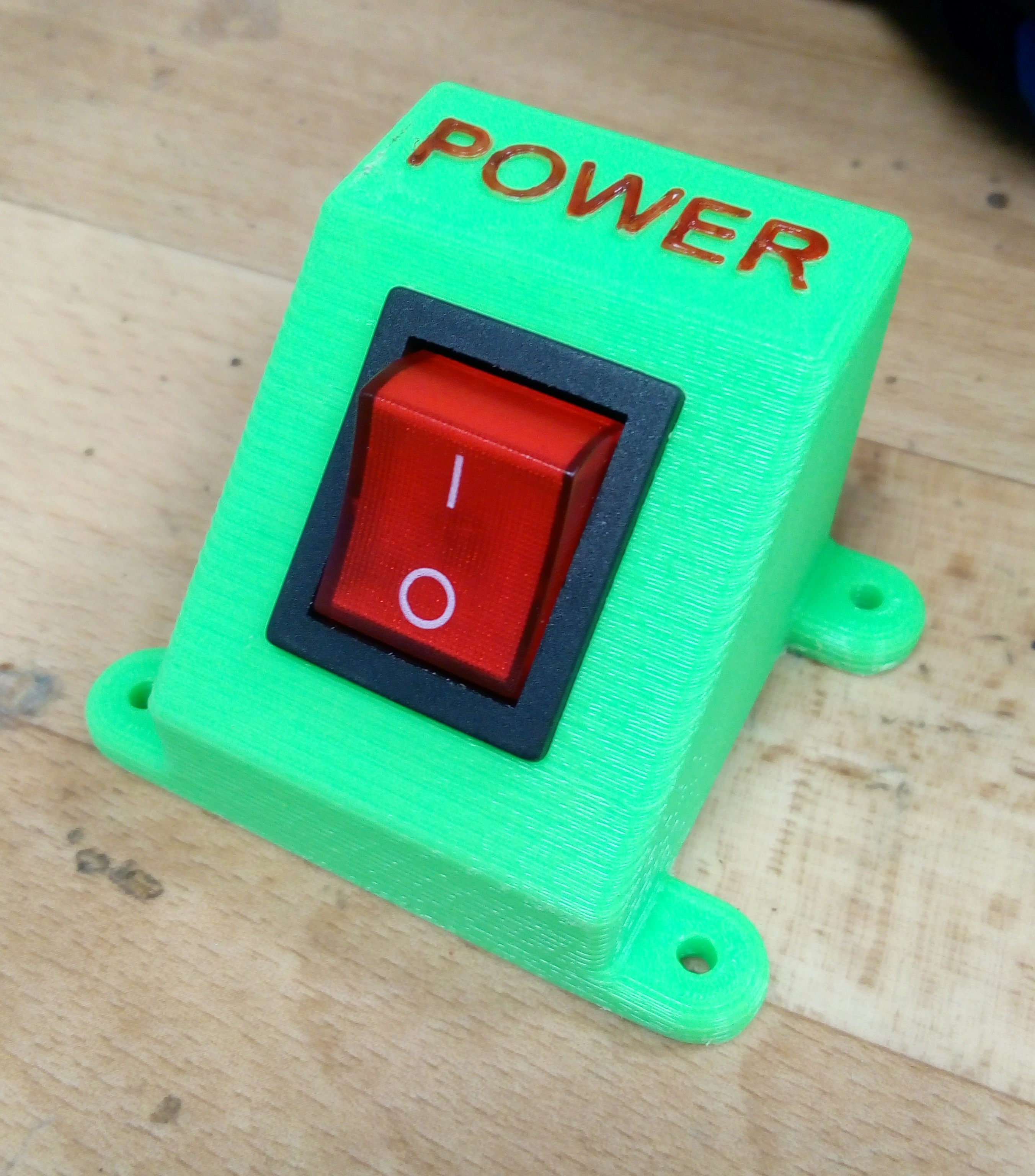 Big switch mount on desk
