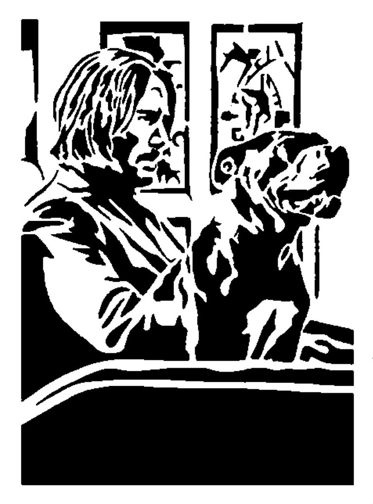 John Wick stencil 4