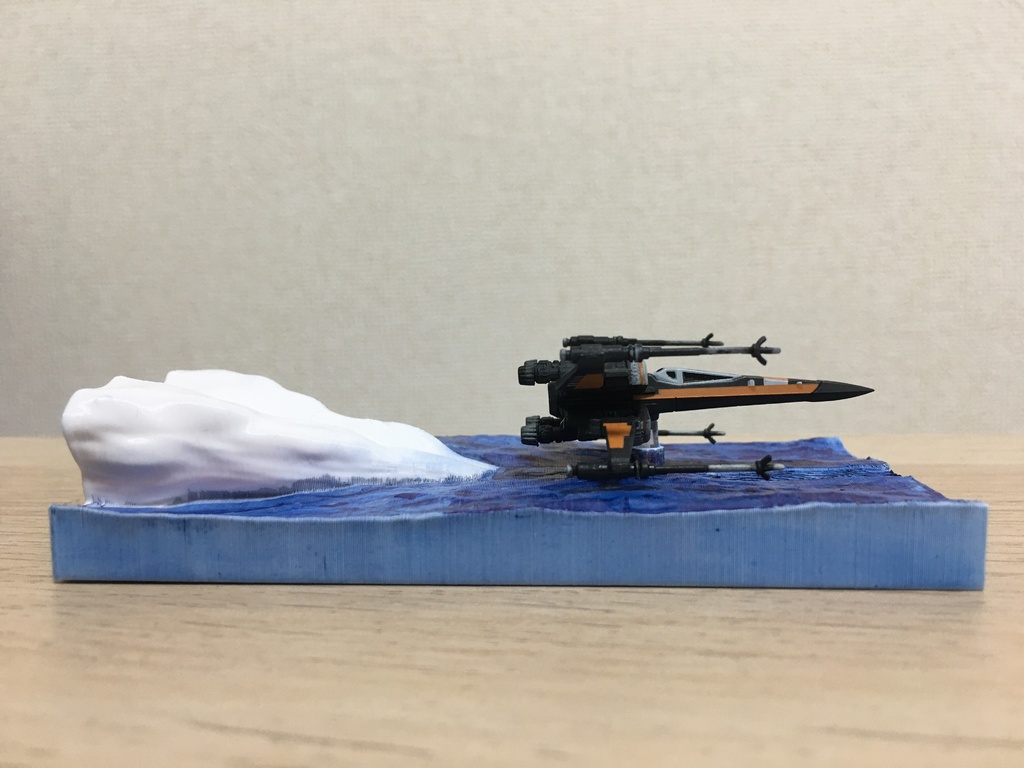 X-Wing Miniature Water Diorama