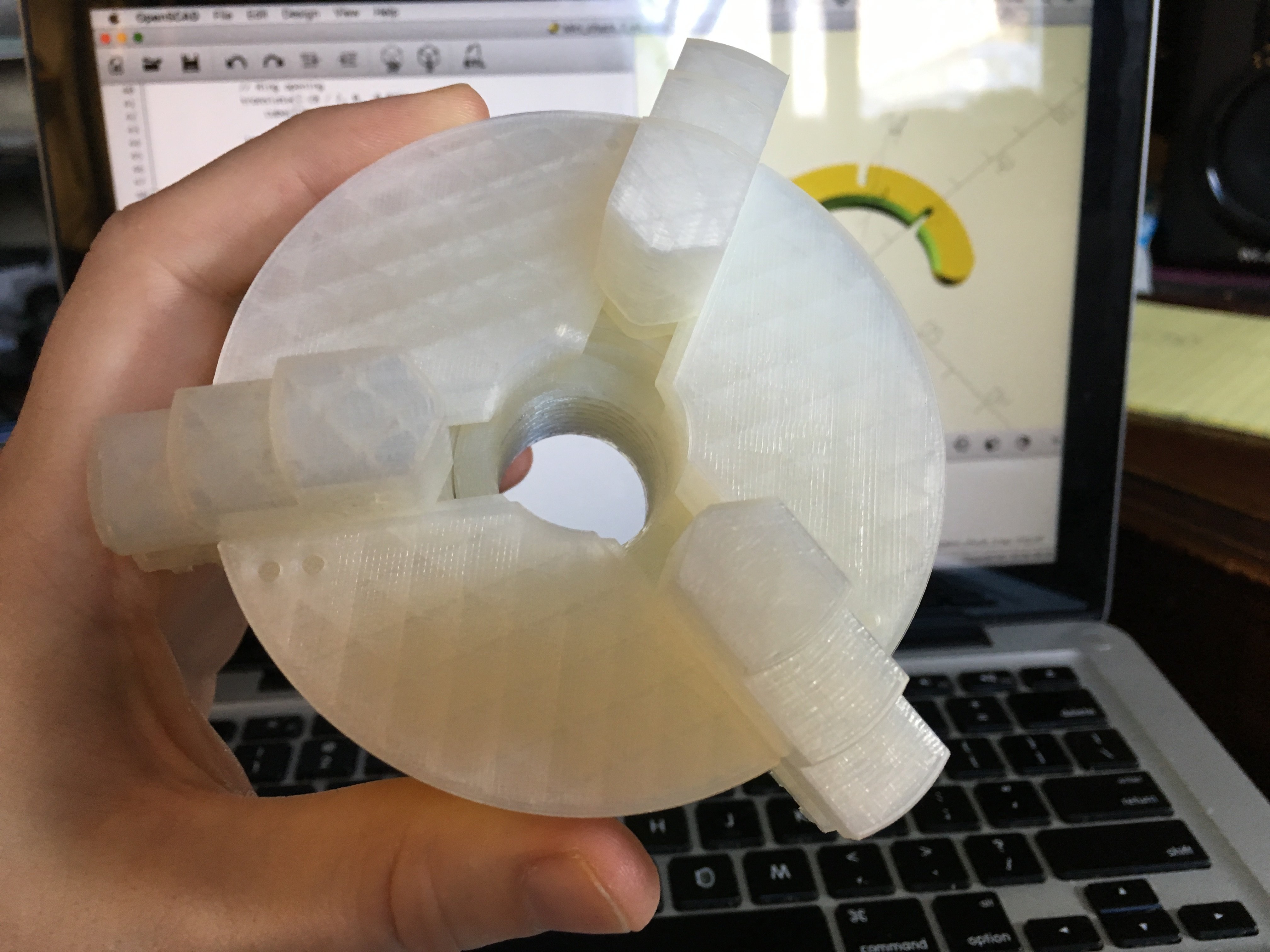 Mini 3-jaw scroll chuck